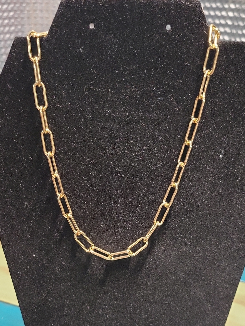 Gold Link Chain Necklace - Elegant Women's Jewelry